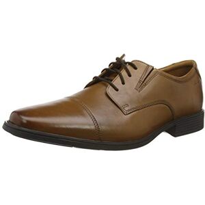 Clarks herr Tilden keps Oxford, Mörk brun Lea, 40 EU Clarks herr Tilden keps Oxford, Mörk brun Lea, 40 EU