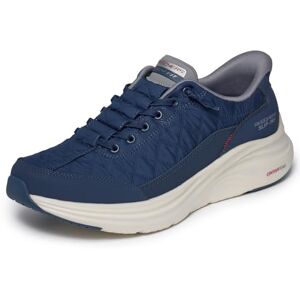 Skechers herr konturskum mysig passform handsfree slip-on sneaker, Marinblå/grå, 43 EU Skechers herr konturskum mysig passform handsfree slip-on sneaker, Marinblå/grå, 43 EU