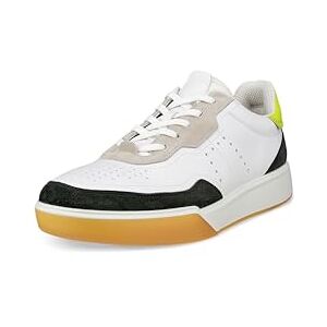 ECCO mäns Street Court Lace sneakers, torv/vit/lime punch, 7/7. 5 UK, Torvvit lime punch, 7/7.5 UK ECCO mäns Street Court Lace sneakers, torv/vit/lime punch, 7/7. 5 UK, Torvvit lime punch, 7/7.5 UK