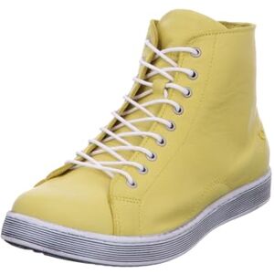 Andrea Conti Damsneakers med hög topp, Gul grön, 39 EU Andrea Conti Damsneakers med hög topp, Gul grön, 39 EU