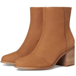 TOMS Evelyn Mid Calf Boot för kvinnor, Gulbrunt läder, 38.5 EU TOMS Evelyn Mid Calf Boot för kvinnor, Gulbrunt läder, 38.5 EU