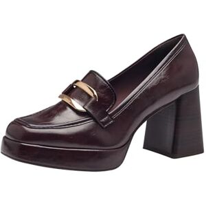 Tamaris Trottour blockklack för damer, Merlot, 41 EU Tamaris Trottour blockklack för damer, Merlot, 41 EU