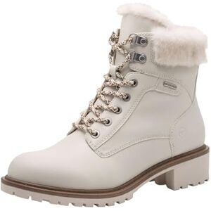 Tamaris Damen WL Lace Boot 1-26266-43, Damsnöstövlar, grädde, 41 EU, grädde, 41 EU Tamaris Damen WL Lace Boot 1-26266-43, Damsnöstövlar, grädde, 41 EU, grädde, 41 EU
