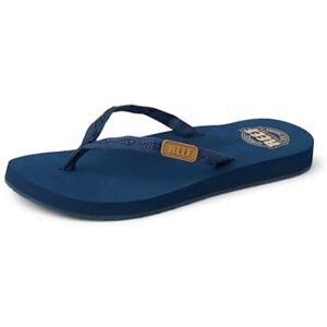 REEF Ginger Flip-flops för damer, för stranden, med mjuk vävd rem, tillverkade av 100% återvunnen PET, Marinblått Xsp, 35 EU REEF Ginger Flip-flops för damer, för stranden, med mjuk vävd rem, tillverkade av 100% återvunnen PET, Marinblått Xsp, 35 EU