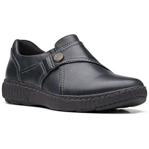 Clarks dam kollektion loafer, Svart leat, 43 EU bred Clarks dam kollektion loafer, Svart leat, 43 EU bred