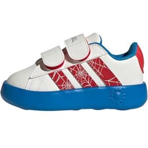 adidas unisex bebis MARVEL SPIDER-MAN GRAND COURT SHOES INFANTS, cloud white/pure ruby/bright blue, 22 EU adidas unisex bebis MARVEL SPIDER-MAN GRAND COURT SHOES INFANTS, cloud white/pure ruby/bright blue, 22 EU