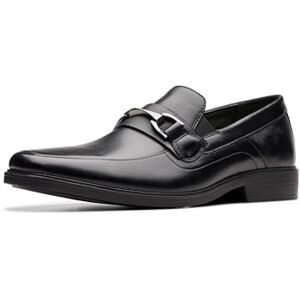 Clarks mäns lite Bit Loafer, Svart läder, 39.5 EU Clarks mäns lite Bit Loafer, Svart läder, 39.5 EU