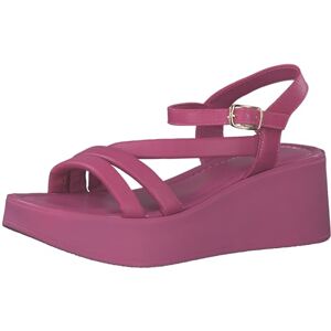 MARCO TOZZI dam, läder, 2–28009-42 sandal med klack, Fuxia, 36 EU MARCO TOZZI dam, läder, 2–28009-42 sandal med klack, Fuxia, 36 EU