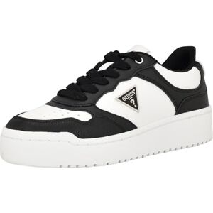 GUESS Women's Miram Sneaker, Black/White 003, 6 GUESS Women's Miram Sneaker, Black/White 003, 6