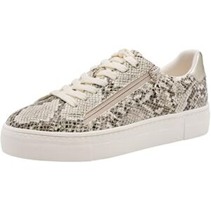 Tamaris dam Low 1-23314-46 sneakers, Beige Snake, 38 EU Tamaris dam Low 1-23314-46 sneakers, Beige Snake, 38 EU