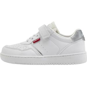 Levi's Aiden topp kardborreband-elastisk snörning sneaker, silver, 28 EU, Silver, 28 EU Levi's Aiden topp kardborreband-elastisk snörning sneaker, silver, 28 EU, Silver, 28 EU
