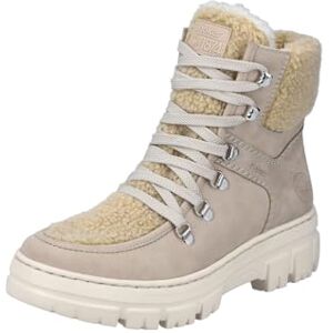 Rieker Dam Z7430 snörstövlar, Beige, 40 EU Rieker Dam Z7430 snörstövlar, Beige, 40 EU