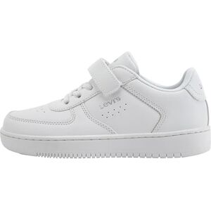 Levi's New Union elastisk snörning sneaker, vanlig vit, 28 EU, Vanlig vit, 28 EU Levi's New Union elastisk snörning sneaker, vanlig vit, 28 EU, Vanlig vit, 28 EU