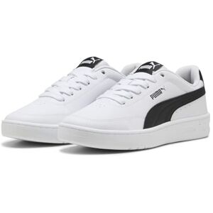 PUMA Court Classic Clean JR sneakers, Vit Svart, 4.5 UK, vit svart, 4.5 UK PUMA Court Classic Clean JR sneakers, Vit Svart, 4.5 UK, vit svart, 4.5 UK