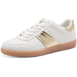 Tamaris dam Low 1-23609-45 sneakers, vit/guld, 36 EU, vitt guld, 36 EU Tamaris dam Low 1-23609-45 sneakers, vit/guld, 36 EU, vitt guld, 36 EU