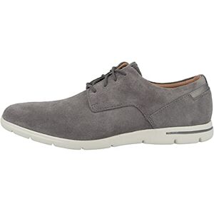 Clarks herr vennor walk derby, Grå grå mocka, 41 EU Clarks herr vennor walk derby, Grå grå mocka, 41 EU