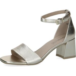 CAPRICE Dam 9-28303-46, Sandal med klack dam, Lt Gold Metall, 38 EU CAPRICE Dam 9-28303-46, Sandal med klack dam, Lt Gold Metall, 38 EU