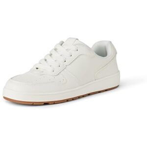 Amazon Essentials unisex barn låga toppar snörning court sneakers, Vitt, 5 US Big Kid Amazon Essentials unisex barn låga toppar snörning court sneakers, Vitt, 5 US Big Kid