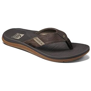 REEF Santa Ana Flip-flops för män, fotvalvsstöd, vattenvänliga, icke-märkande sula, Brun, 47 EU REEF Santa Ana Flip-flops för män, fotvalvsstöd, vattenvänliga, icke-märkande sula, Brun, 47 EU