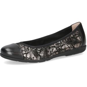 CAPRICE Dam 9-22152-42 ballerinaskor, svart/gunmetal, 40 EU CAPRICE Dam 9-22152-42 ballerinaskor, svart/gunmetal, 40 EU