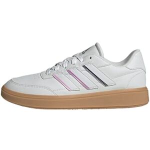 adidas Kvinnor Courtblock Shoes, crystal white/crystal white/aurora plum, 40 2/3 EU adidas Kvinnor Courtblock Shoes, crystal white/crystal white/aurora plum, 40 2/3 EU