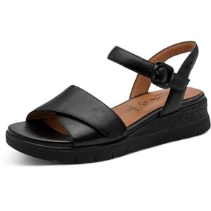 Tamaris Comfort dam kil/platat sand multijusterbar kilsandaler, svart enhet, 41 EU Tamaris Comfort dam kil/platat sand multijusterbar kilsandaler, svart enhet, 41 EU
