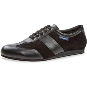 Diamant herr sneakers dansskor 123-425-070 – läder/mocka svart – 1,5 cm kilklack – normal bredd – rålädersula – tillverkad i Tyskland, svart, 47 EU Diamant herr sneakers dansskor 123-425-070 – läder/mocka svart – 1,5 cm kilklack – normal bredd – rålädersula – tillverkad i Tyskland, svart, 47 EU