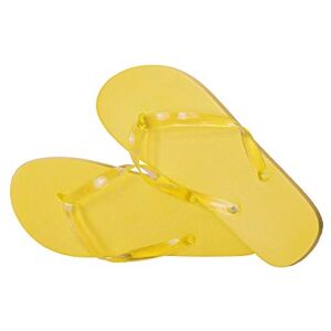 eBuyGB Unisex vuxna flip-flops ljusa skum sommarsandaler strand semester pool skor, gul, 5/6 UK EU eBuyGB Unisex vuxna flip-flops ljusa skum sommarsandaler strand semester pool skor, gul, 5/6 UK EU