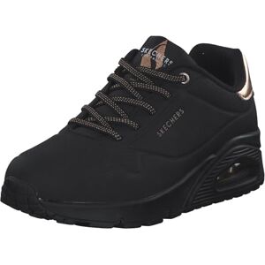 Skechers UNO Shimmer Away dam Sneaker, Svart, 36 EU Skechers UNO Shimmer Away dam Sneaker, Svart, 36 EU