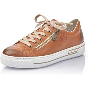 Rieker Damsneakers, L88C2, snörskor för kvinnor, BRUN, 38 EU Rieker Damsneakers, L88C2, snörskor för kvinnor, BRUN, 38 EU