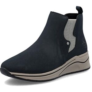Rieker N9561-14 slip-on stövlar syntet dam i blått, blå, 43 EU Rieker N9561-14 slip-on stövlar syntet dam i blått, blå, 43 EU
