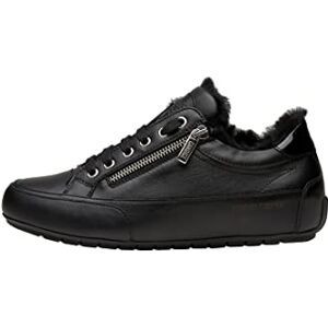 Candice Cooper Rock Deluxe Zip Fur Oxford-sko, svart, 43 EU Candice Cooper Rock Deluxe Zip Fur Oxford-sko, svart, 43 EU