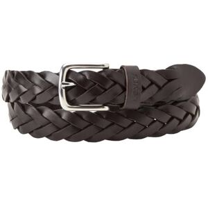 Levi's Leather Braid Belt Mixed, Mörkbrun, 80 Levi's Leather Braid Belt Mixed, Mörkbrun, 80