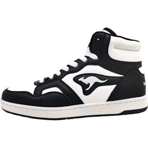KangaROOS Unisex K-Slam Point Mid Sneaker, Jet Svart/Vit, 41 EU, Jet Black White, 41 EU KangaROOS Unisex K-Slam Point Mid Sneaker, Jet Svart/Vit, 41 EU, Jet Black White, 41 EU