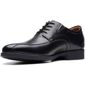 Clarks Whiddon Pace Oxford för män, Svart läder, 45.5 EU Clarks Whiddon Pace Oxford för män, Svart läder, 45.5 EU