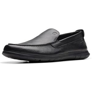 Clarks mäns Flexway Step Moccasin, svart läder, 12 UK, Svart läder, 47 EU Clarks mäns Flexway Step Moccasin, svart läder, 12 UK, Svart läder, 47 EU