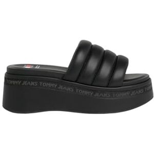 Tommy Jeans dam TJW kil sandal, svart, 6 UK, Svart, 39 EU Tommy Jeans dam TJW kil sandal, svart, 6 UK, Svart, 39 EU
