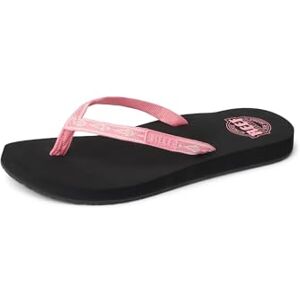 REEF Ginger Beach Flip Flops för kvinnor, Svart/Rosa, 35 EU REEF Ginger Beach Flip Flops för kvinnor, Svart/Rosa, 35 EU