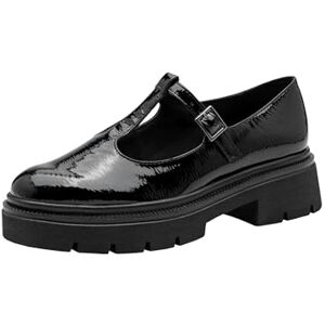 MARCO TOZZI toffel för kvinnor 2-24727-45 Loafer, svart (svart patent), 5 UK, Svart svart patent, 38 EU MARCO TOZZI toffel för kvinnor 2-24727-45 Loafer, svart (svart patent), 5 UK, Svart svart patent, 38 EU