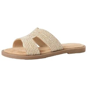 Tamaris dam 1–27113-42 pantoletter, sandglamour, 41 EU Tamaris dam 1–27113-42 pantoletter, sandglamour, 41 EU