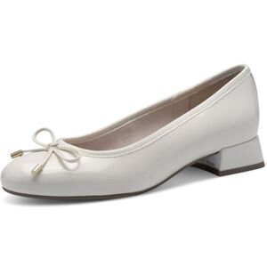 MARCO TOZZI Dampumps med rosett eleganta, Kräm patent, 37 EU MARCO TOZZI Dampumps med rosett eleganta, Kräm patent, 37 EU