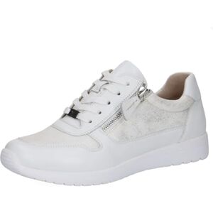 CAPRICE Damsneakers, vit/silver, 36 EU CAPRICE Damsneakers, vit/silver, 36 EU