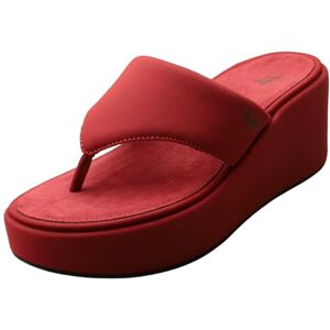 Fitflop kvinnors PLATFFORMS kilklack tå-stolpe sandaler, brända bär, 6.5 UK, Brända bär, 6.5 UK Narrow Fitflop kvinnors PLATFFORMS kilklack tå-stolpe sandaler, brända bär, 6.5 UK, Brända bär, 6.5 UK Narrow