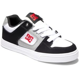 DC Shoes DC skor unisex baby pure krypskor, Vit svart röd, 32 EU DC Shoes DC skor unisex baby pure krypskor, Vit svart röd, 32 EU