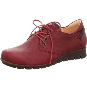Think! Dam, Menscha, kromfria garvade, hållbara halvskor med snörning, 5030 Rosso kombi, 37.5 EU Think! Dam, Menscha, kromfria garvade, hållbara halvskor med snörning, 5030 Rosso kombi, 37.5 EU