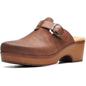 Clarks kvinnors Paizlee Nora Clog, Garvad mocka, 10 Wide Clarks kvinnors Paizlee Nora Clog, Garvad mocka, 10 Wide
