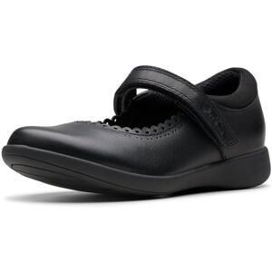 Clarks Etch Pure K. Childrens Black Leather, 2.5 Clarks Etch Pure K. Childrens Black Leather, 2.5