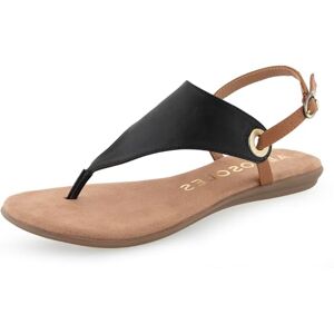 Aerosoles dam slutsats platt sandal, Svart kombo, 38.5 EU Aerosoles dam slutsats platt sandal, Svart kombo, 38.5 EU