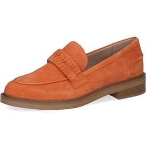 CAPRICE Damtofflor av läder med blockhäl, Orange mocka, 40 EU CAPRICE Damtofflor av läder med blockhäl, Orange mocka, 40 EU