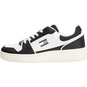 TOMMY JEANS TJM RETRO BASKET - Sneakers, Läder, Textil, Kunstläder TOMMY JEANS TJM RETRO BASKET - Sneakers, Läder, Textil, Kunstläder